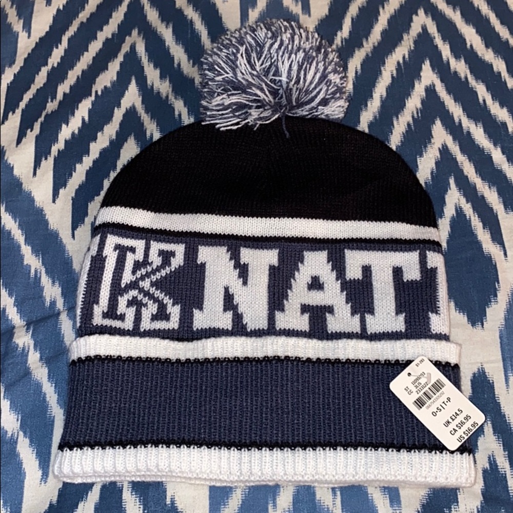 Pink Nation Limited Edition Black/Blue Beanie